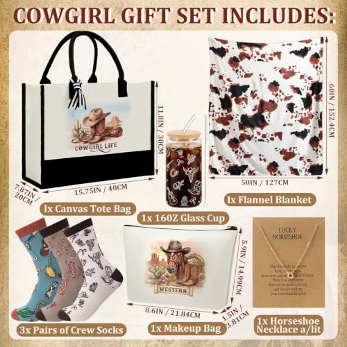 Chunful Western Cowgirl Gift Set for Women - Accessories & Apparel