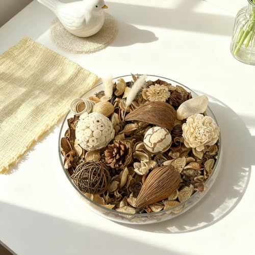 Magnolia Scented Potpourri 20 oz Bag, Natural Dried Flower Vase Filler