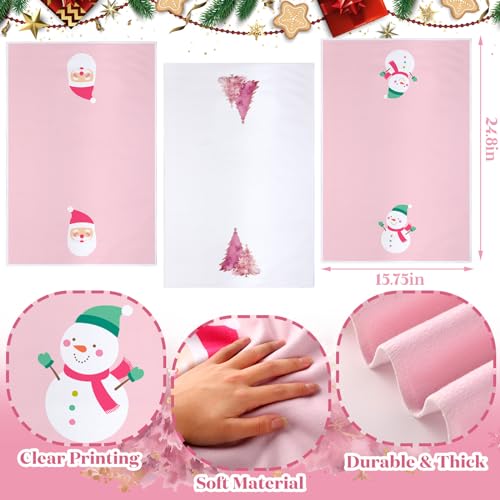 Newwiee 7-Piece Christmas Shower Curtain Set, Toys & Towels, 72x72, Cute Style