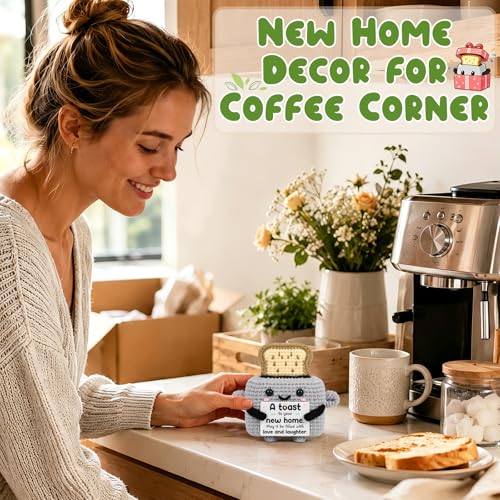 Handmade Crochet Toaster Decor - Cute New Home Gift Keepsake