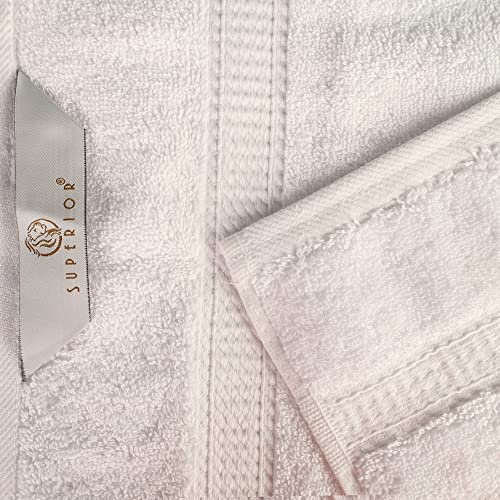 Egyptian Cotton Face Towel Set - 6-Piece Plush Absorbent Washcloths