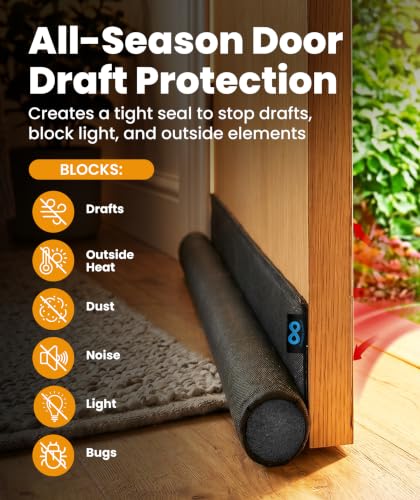 Door Draft Stopper for Bottom of Door - 36 Inch Soundproof Seal Strip