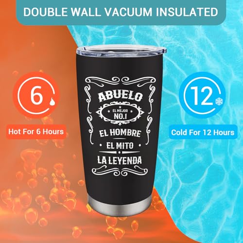 Abuelo Gifts in Spanish 20oz Tumbler - Abuelo