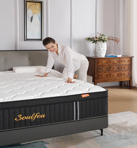 10-Inch Queen Hybrid Mattress, Memory Foam and Pocket Spring Bed