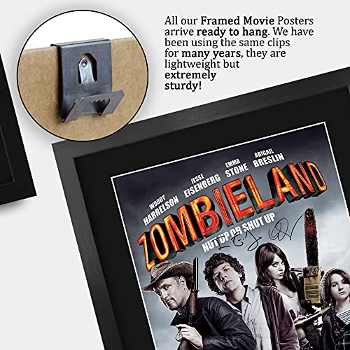 HWC Trading Zombieland 1 Woody Harrelson Framed Poster 16x12