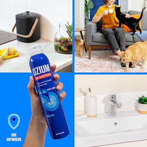Air Sanitizer and Odor Eliminator Spray for Home & Car, 3.5 oz (2-Pack)