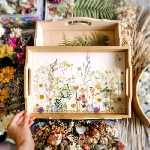301-Piece Dried Pressed Flowers and Leaves Set for Resin Crafts and Decor
