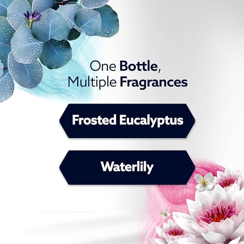 Plug-In Scented Oil Air Freshener Set with 2 Refills, Eucalyptus & Waterlily