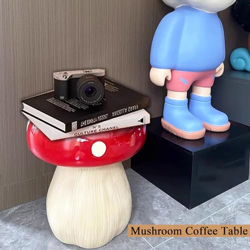 Mushroom Stool Resin Ottoman for Indoor and Outdoor Home Decor