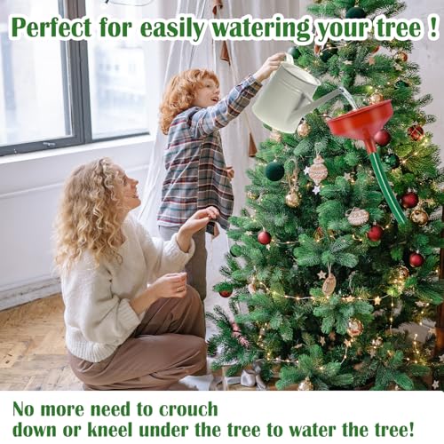 Christmas Tree Watering System with 5.5-Inch Wide Funnel & 5ft Hose