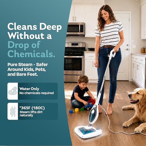10-in-1 Multi-Surface Steam Mop and Handheld Steam Cleaner