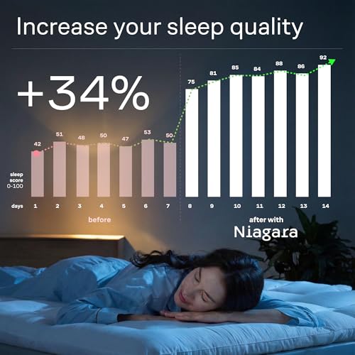 Full Size Cooling Mattress Topper - Extra Thick Soft Mattress Pad