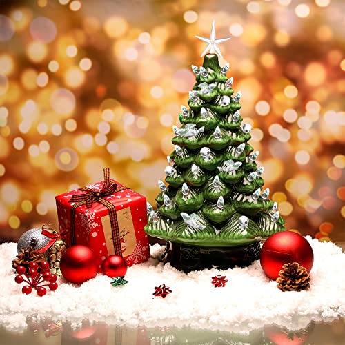 Riakrum 186 Pcs Ceramic Christmas Tree Replacement Lights Set Clear Classic