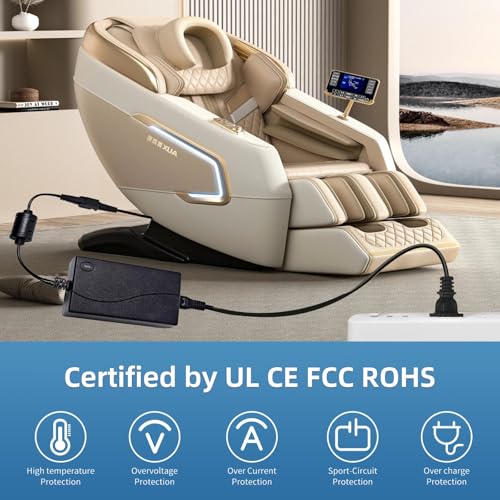 Universal Power Adapter for Recliner Chair - 29V 2A 2-Pin Supply Kit