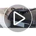 Foldable Swivel Floor Gaming Chair with Ergonomic Cushioning