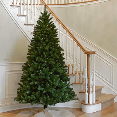 7.5ft Unlit Artificial Christmas Tree - North Valley Spruce with Stand