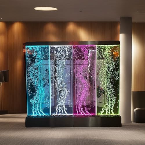 72-Inch x 80-Inch LED Bubble Wall Fountain with Remote Control