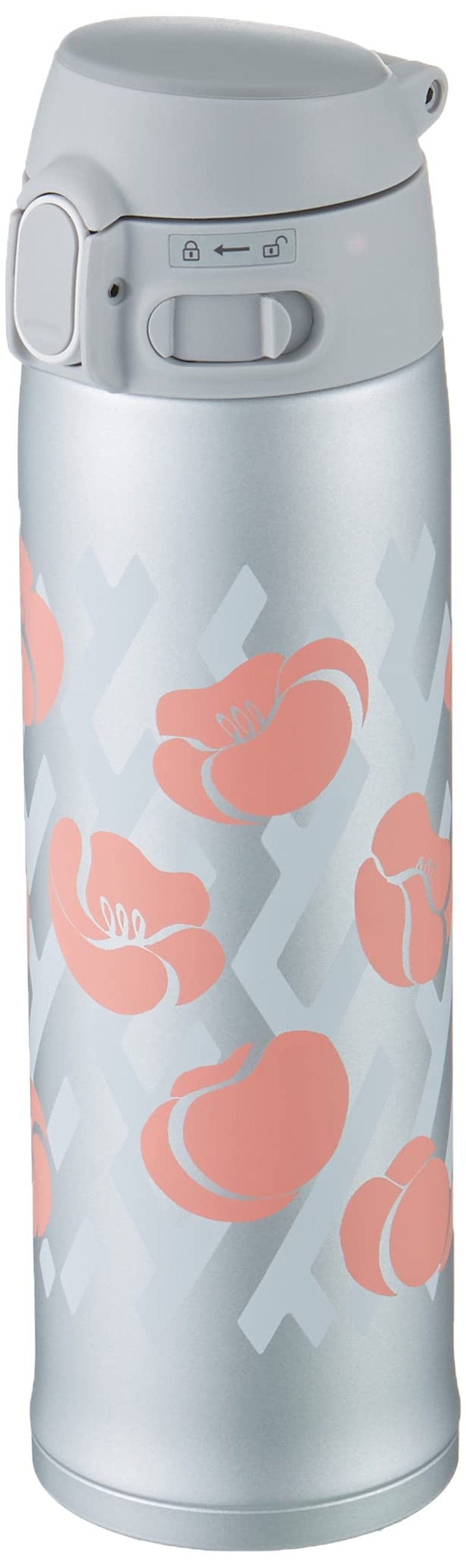 Zojirushi SM-TAE48SASZ Stainless Vacuum Mug, 16 oz, Ume Silver