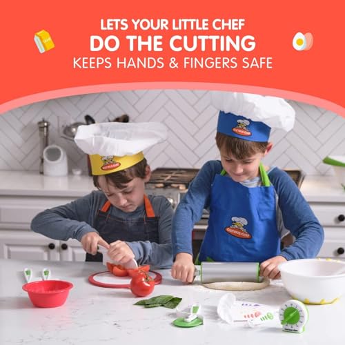 Kid-Safe Kitchen Knife Set - 3-Piece Nylon Cooking Knives for Kids