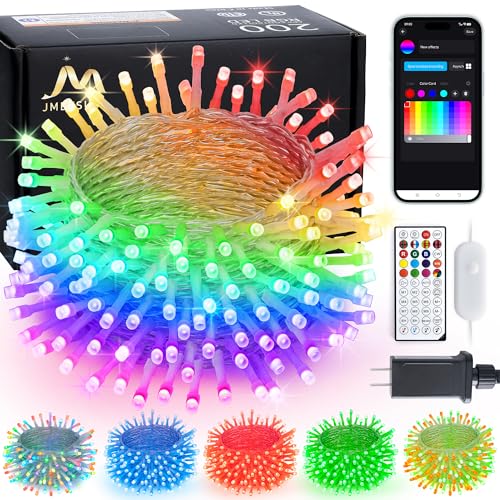 RGB LED String Lights 200 Pixels 66ft Outdoor Indoor Halloween Christmas