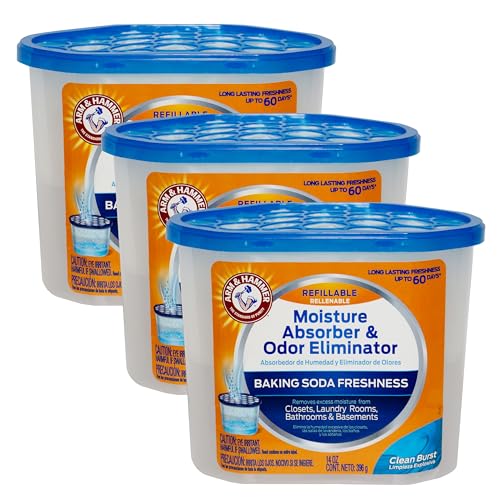 Moisture Absorber and Odor Eliminator Tubs 14 oz 3 Pack