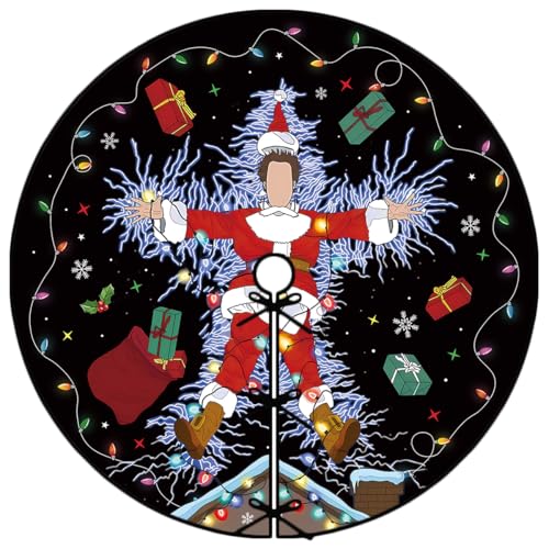 Christmas Tree Skirt 48 Inch - Decorative Xmas Tree Decor for Home