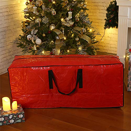 Waterproof Christmas Tree Storage Bag for 7.5 ft Trees with Dual Zipper