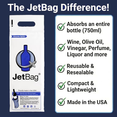 Reusable Wine Bottle Travel Protector Bags - Leak Proof Bottle Sleeves, 3 Pack