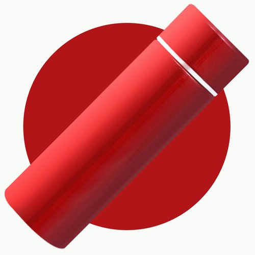 Stainless Steel Water Bottle, 5 Oz Small Insulated Water Bottle, Cute Skinny Water Bottle, Portable Mini Slim Flask for Coffee Tea Drinks in the Office Outdoor, Red, 150ml