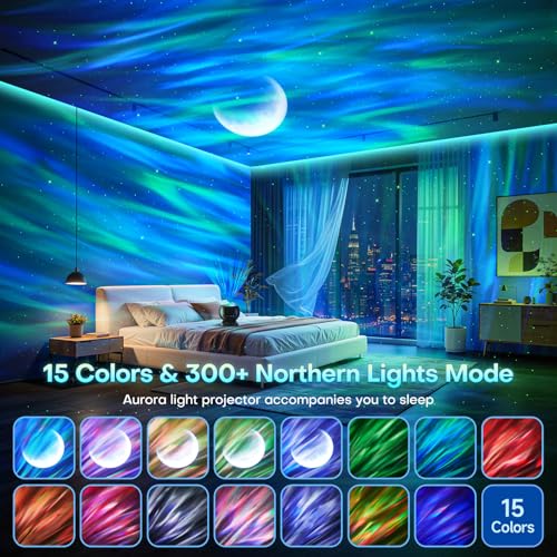 Galaxy Light Projector with Bluetooth Speaker & 15 Soothing Sleep Sounds