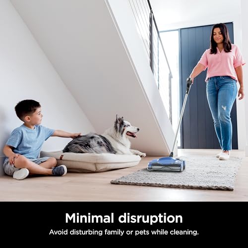 Cordless Rechargeable Floor Sweeper with Motorized Brushroll
