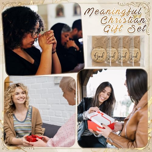 50 Sets Christian Gifts for Women Pocket Mirrors - includes 50 cards & 50 gift bags