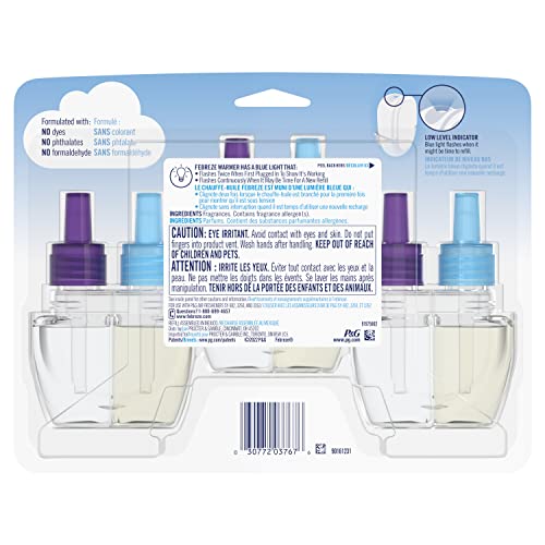 Plug-In Scented Oil Air Freshener Refills - Moonlight Breeze Scent (3 Pack)