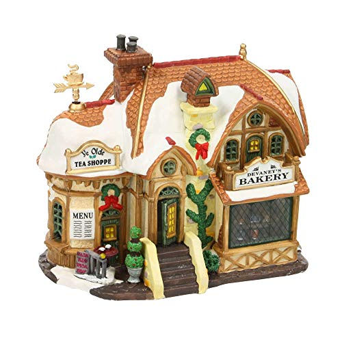 Devaney's Bakery Lighted Porcelain Christmas Village Building #35793
