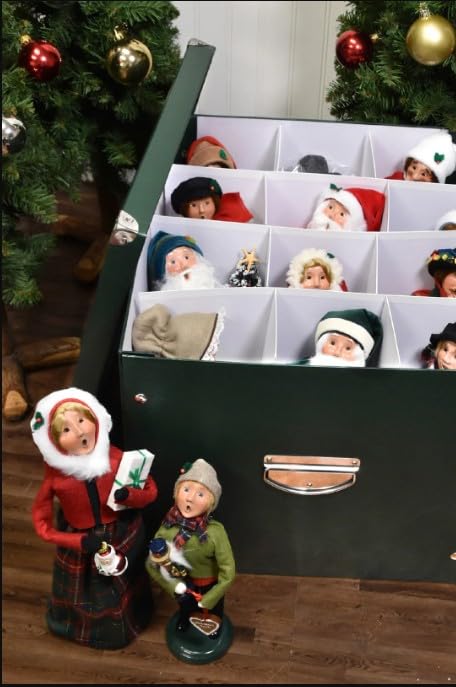 Byers' Choice Caroler Condo Storage Box #677 – 12-Compartment Cardboard Protector