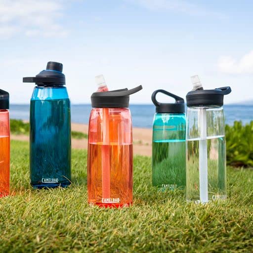 CamelBak Eddy+ 25oz Water Bottle Clear Spill Resistant Straw System