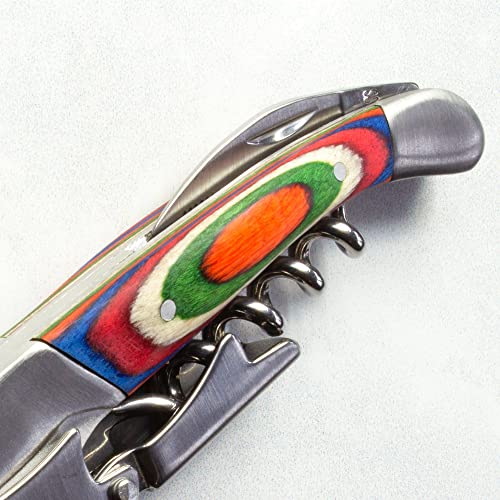 Totally Bamboo Marrakesh Collection Waiter's Friend Wine Opener with Corkscrew & Bottle Opener - Bottle Opener Variation