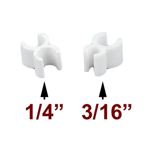 Novelty Lights WFC-1/4 Wire Frame Christmas Light Clip, 1/4", Made for Wire Frames to Hold Mini Lights, 1000 Pack