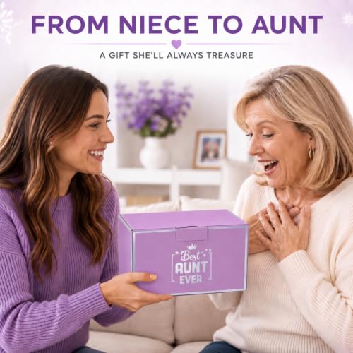 HAPPYPOP Grandma Mom Aunt Gift Set - Thoughtful Keepsake Gift for Women - Best Aunt Ever