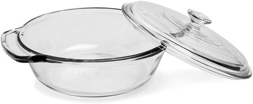 Anchor Hocking 2 Quart Clear Glass Casserole Dish - Durable & Versatile Baking Essential