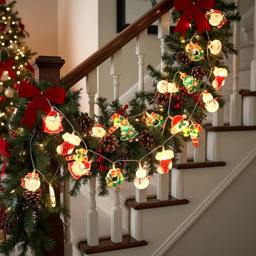 Gooyule Christmas String Lights 10 ft 20 LED Battery/USB Fairy Lights