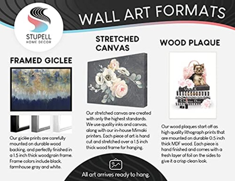 Stupell Industries Fir Tree Forest Lake Landscape Moody Weather Photography