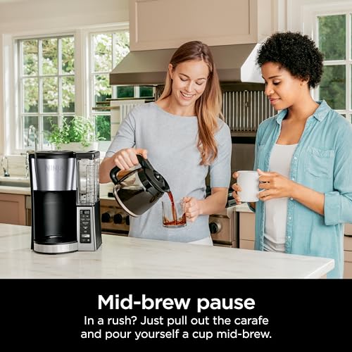 12-Cup Programmable Drip Coffee Maker with Glass Carafe & Removable Reservoir