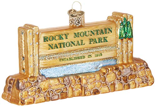 Rocky Mountain National Park Ornament – Old World Christmas Glass Blown Ornament