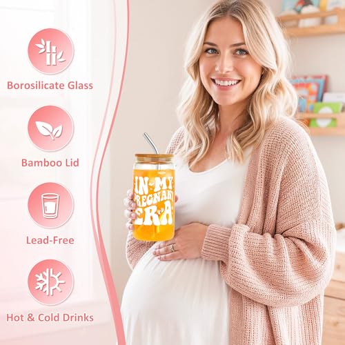 Pregnancy Gift Basket for First Time Mom - 7-Piece Expecting Mother Care Set