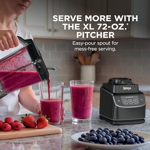 Professional 1000W Ice Crushing Countertop Blender with 72 oz Pitcher