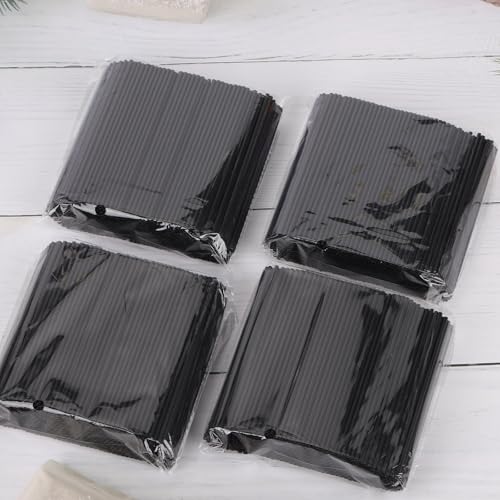 Black Plastic Coffee Stir Sticks 2000 Count - Disposable Cocktail & Drink Stirrers