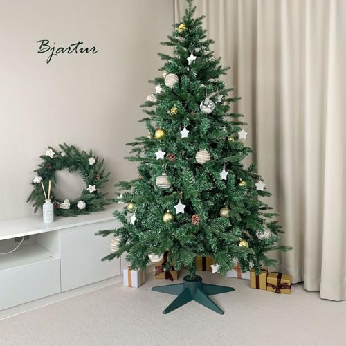 Adjustable Christmas Tree Stand for Artificial Trees Up to 7 Ft, Green