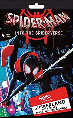 Miles Morales Kids Bedspread Set - Spider-Man Twin Bedding with Stickers