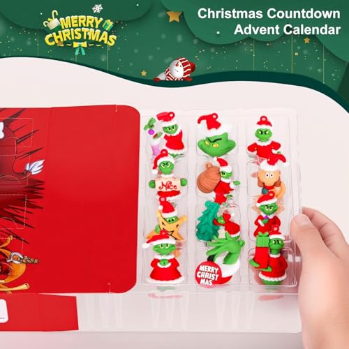 Halloween Countdown Advent Calendar with 24 Collectible Horror Figures